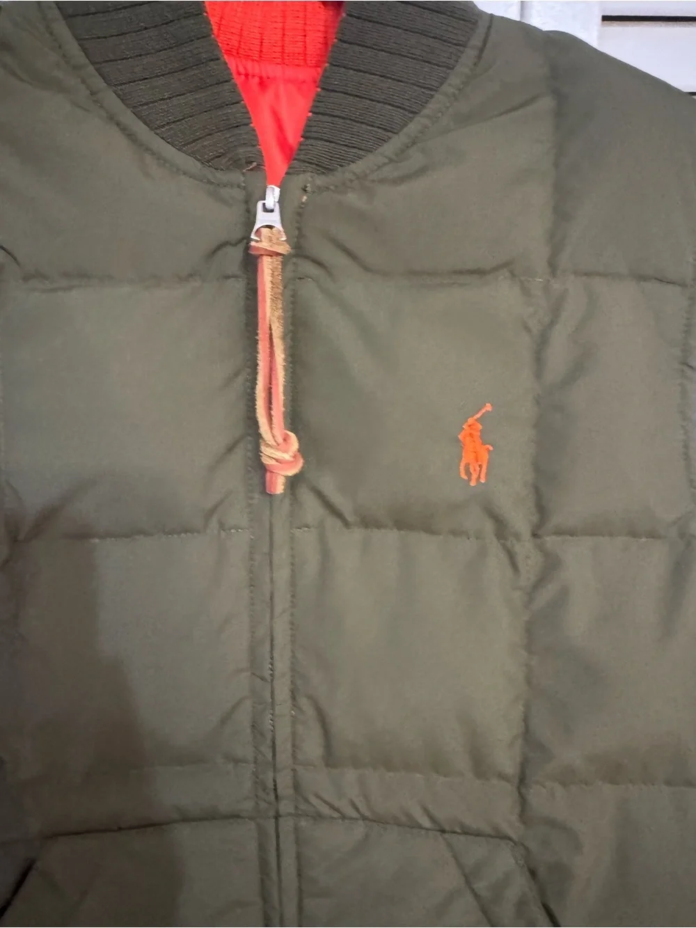 Polo Ralph Lauren Reversible Real Feather Puffer/Vest. Size -Small
